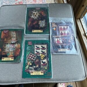 Lot 4 Mumm's the Word Quilt Patterns Debbie Mumm Folk Art Summer Schoolhouse